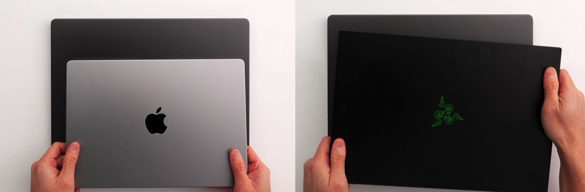 Compare color with Space Grey MacBook and Razer Blade