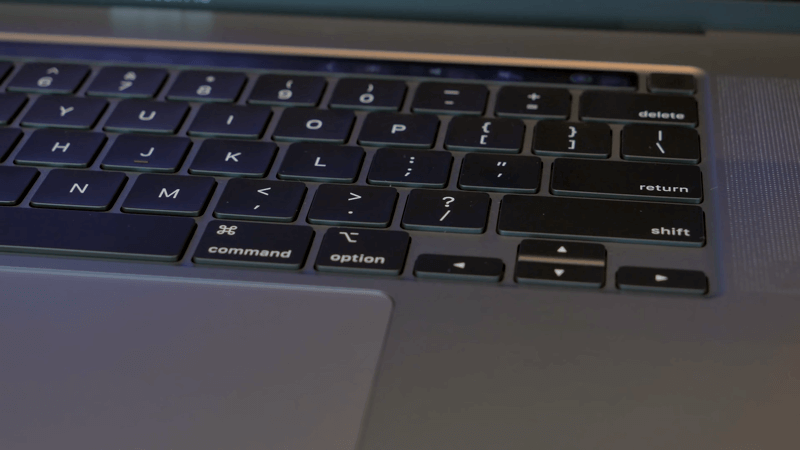 2019 16-inch MacBook Pro Keyboard