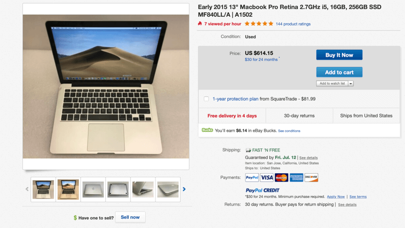 Early 2015 MacBook Pro 13-inch