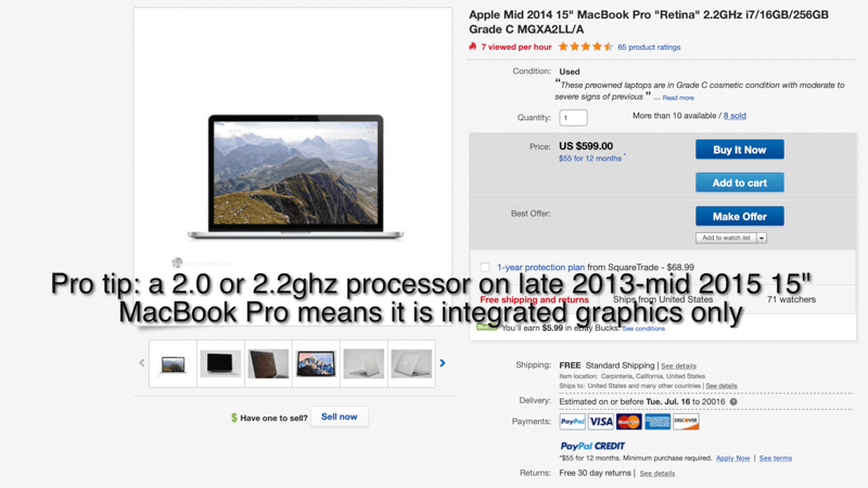 Mid 2014 MacBook Pro 15-inch