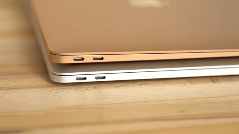 Both 2017 non-Touch Bar MacBook Pro 13 and 2018 MacBook Air get Two Ports